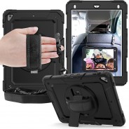 Dasaja iPad 10.9 (2022) / iPad 11 (2025) case / hoes met screenprotector, handriem en schouderriem voor Horeca en Bouw