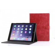 iPad 9.7 (2017) / (2018) leren hoes / case rood