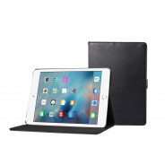 iPad 9.7 (2017) / (2018) leren hoes / case zwart