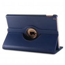360 graden draaibare iPad 10.2 (2019) case met 2 standen donker blauw