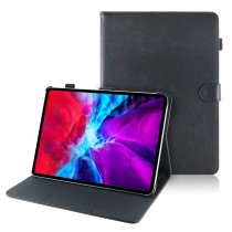 iPad Pro 11 (2020 / 2021 / 2022) leren hoes / case zwart