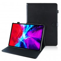 iPad 10.9 (2022) / iPad 11 (2025) leren hoes / case zwart