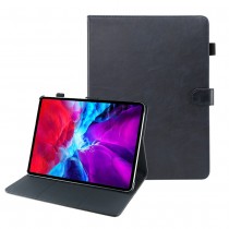 iPad 10.9 (2022) / iPad 11 (2025) leren hoes / case donkerblauw