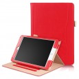 iPad 10.2 (2019 / 2020 / 2021) / iPad Air 3 10.5 (2019) / iPad Pro 10.5 (2017) leren case / hoes rood incl. standaard met 3 standen