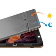 Dasaja iPad 10.9 (2022) / iPad 11 (2025) leren hoes grijs met pen houder