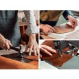 Dasaja iPad 10.9 (2022) / iPad 11 (2025) leren hoes zwart met pen houder