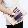 iPad Air 4 10.9 (2020) / iPad Air 5 10.9 (2022) leren hoes blauw incl. standaard met 3 standen