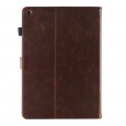 iPad 10.2 (2019 / 2020 / 2021) leren hoes / case donker bruin