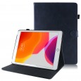 iPad 9.7 (2017) / (2018) leren hoes / case donker blauw