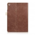 iPad Air 1 / Air 2 / 9.7 (2017) leren case / hoes bruin incl. standaard met 3 standen