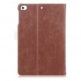 iPad mini 4 / iPad mini 5 leren case / hoes bruin incl. standaard met 3 standen