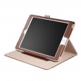 iPad mini 4 / iPad mini 5 leren case / hoes bruin incl. standaard met 3 standen