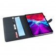 iPad 10.9 (2022) leren hoes / case zwart