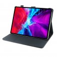 iPad 10.9 (2022) leren hoes / case zwart