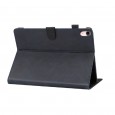 iPad 10.9 (2022) / iPad 11 (2025) leren hoes / case donkerblauw