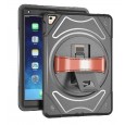 360 graden draaibare, rugged, hybride, iPad 9.7 (2017) / iPad Air / iPad Air 2 / iPad Pro 9.7 case met screenprotector