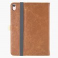 iPad 10.9 (2022) leren case / hoes bruin incl. standaard met 3 standen