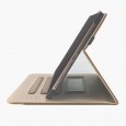iPad 10.9 (2022) leren case / hoes bruin incl. standaard met 3 standen